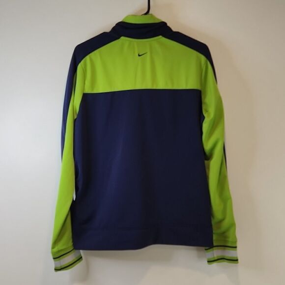 Nike Full Zip Track Jacket Seattle Seahawks Colors Unisex Sz XL 16-18 EUC NICE! - Picture 11 of 12